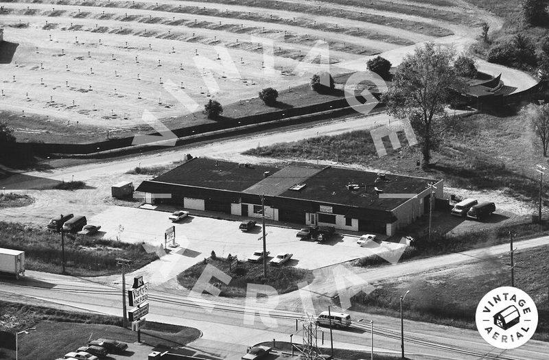 Marysville Drive-In Theatre - 1983 Aerial Photo (newer photo)